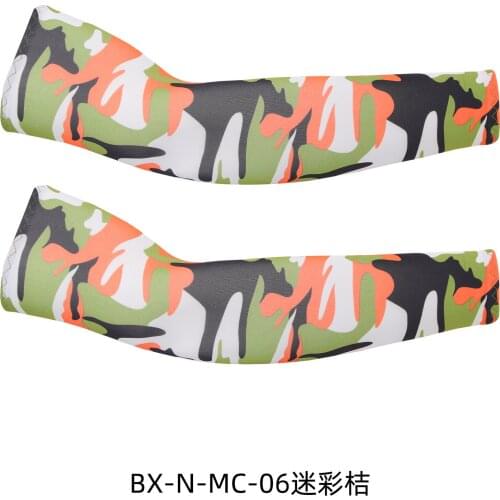 Hot Sale Summer Cycling Running Arm Sleeves for Men Women Sun Uv Protection Sleeve Elastic Breathable Cool Ice Silk Arm Sleeve