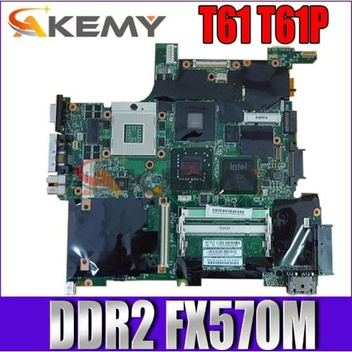 Akemy for Lenovo thinkpad T61 T61P 42W7844 laptop motherboard 14.1 inch 965pm DDR2 FX570M