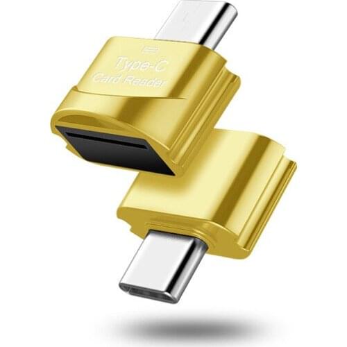 Mini Memory Card Reader USB C 2.0 Type C To USB2.0 OTG HUB Adapter USB / TF / MicroSD For Samsung Macbook Huawei LeTV