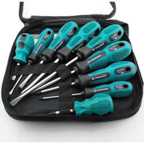 Screwdriver Set with Magnetic Ergonomic Electronic Hand Tool Insulated Screwdriver Set Phillips Slotted Chrome Vanadium Steel