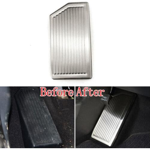 Stainless Car Styling Brake Footrest Foot Rest Plate Dead Pedal Pad Cover Trim Sticker Fit For Hyundai Tucson 2015 16 Car Decal