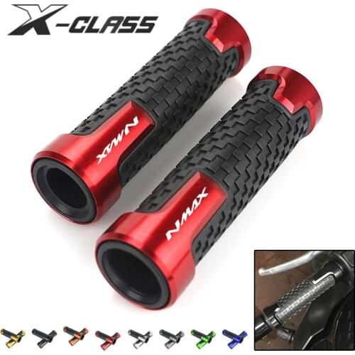 NMAX Motorcycle Hand Grips 7/8" 22mm Handle Bar Guard Protector CNC Aluminum Red Accessories For YAMAHA NMAX 155 2017 2018