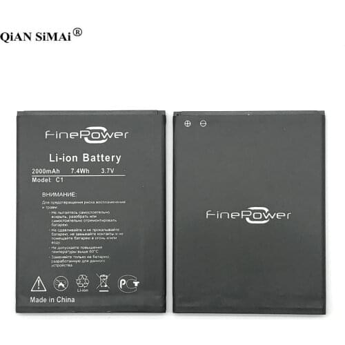 New High Quality FinePower C1 2000mAh battery For FinePower C1 phone