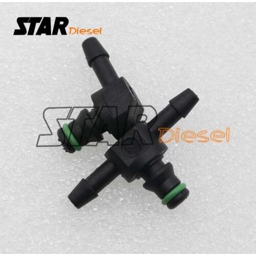 S0528 10pcs/bag T Type Return Oil Backflow for BOSCH Series Diesel Cr Fuel Injector Plastic 3 Two-way Joint Pipe