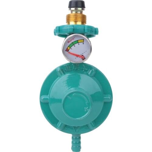 Gas Tank Pressure Regulator Household Liquefied Gas Pressure Reducing Valve Applicable To Household Appliances (With Gauge)