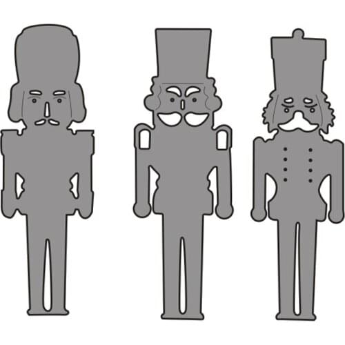 Cutting Dies Soldier doll Carbon steel Stencil Craft for DIY Creative Scrapbook Cut Stamps Dies Embossing Paper Hand Craft