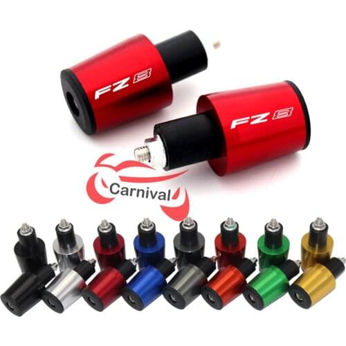 Motorcycle accessories CNC 7/8 "22MM handlebar grips handle bar end cap forYamaha FZ8 2011 to 2013 2012 2014, 2015, 2016, 2017