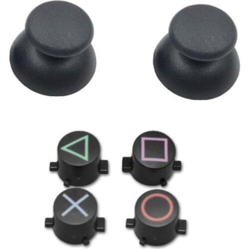 Analog Joystick Thumb Stick Grip Cap ABXY Button Repair for Sony Playstation Dualshock 3 DS3 PS3 Gamepad Controller Thumbstick