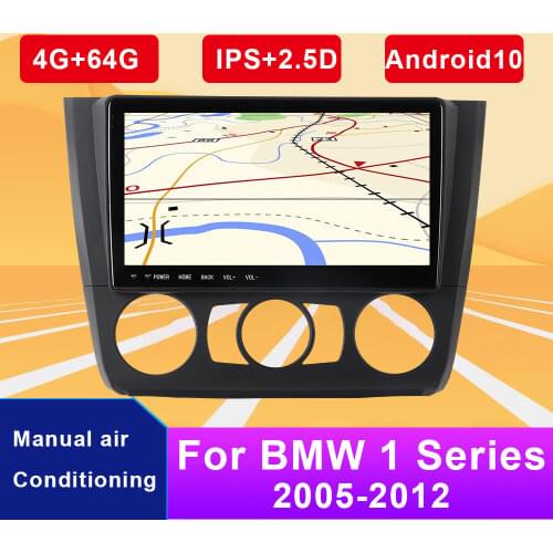 Car Navigator For BMW 1 series 2005-2012 9 Inch HD Touch Screen Android 10 Auto Stereo Radio Audio Smart Voice Video Player