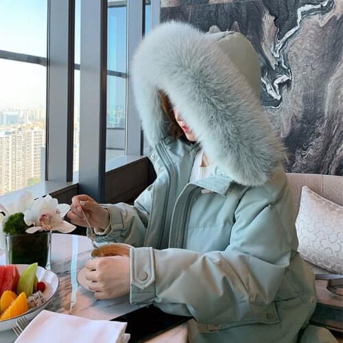 Casacos Femininos Inverno 2021 Winter Coat Puffer Jacket Womens Mid-length Thicken Warm Down Jacket Korean Padded Jacket X462