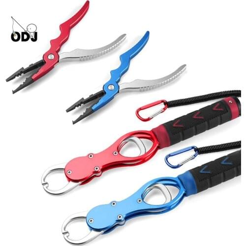 Cutter Plier Scissor Fish Gripper Plier Set Nipper Pincer Snip Fishing Lure Lipgrip Accessory Tool Clip Clamp Grabber Trigger