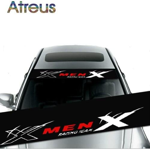 Auto Windshield Window Sunshade Decal Sticker for kia Ceed Suzuki grand vitara SX4 Subaru Saab 9-3 Lada granta Alfa Romeo159