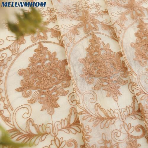 Real Rushed Woven Cortina Cortinas Dormitorio Luxury Encryption Sheer For Bedroom Coffee Living Room Tulle Rideaux Voilage