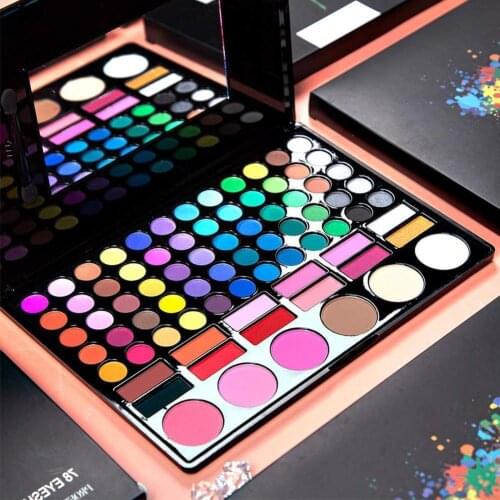 48/78-color Eye Shadow Palette Modification Earth Color Pearlescent Matte Makeup Palette Eye Shadow Combination Studio Makeup