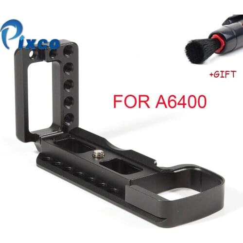 Bracket L Type Portable Hand Grip Quick Release Plate Hollowed Vertical Aluminum Alloy Accessories Camera Holder For Sony A6400