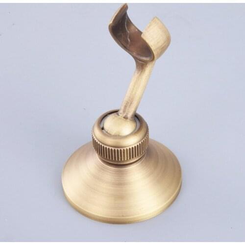 Retro Antique Brass Bathroom Hand Held Shower Head Holder Bracket Bathroom Hardware Accessory Wall Mounted zhh122