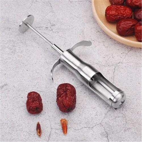 Handheld Fruit Seed Remover Portable Cherry Core Splitter Easy Remove Red Jujube Corers Kitchen Vegetable Fruits Pitting Device