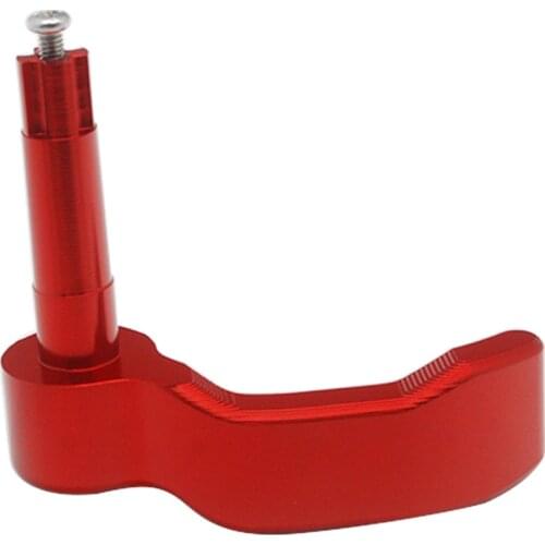 Duokon Aluminum Alloy Throttle Lever, Motorcycle Throttle Controller for Sportsman/Scrambler (red)