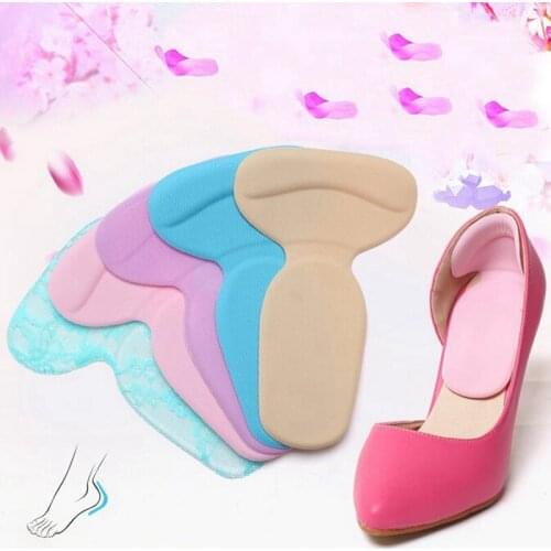 Silicone Insoles Women Shoes Pads Gel Insole Heels Pedicures Protector Cushion Care Anti-skid Pad Shoe Insert