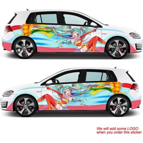 Japan Anime Games Vinyl Car Sticker Itasha Cartoon Door Body Decals Ralliart Racing Drift Stickers On Car Vehicle Accessories
