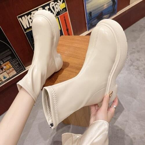 Brand New Fashion Great Quality Gothic Style Woman Shoes Winter Autumn Casual Ankle Chelsea Boots Botines De Mujer Sexy