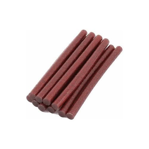 10pcs Dark Red Hot Melt Glue Sticks 100 x 7mm for General Purpose Hot Melt Gun