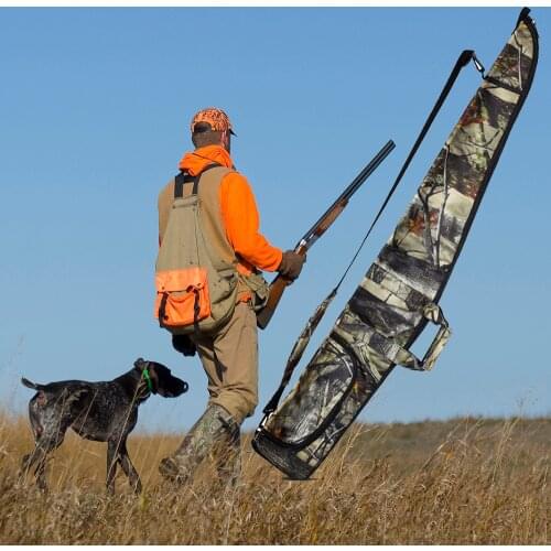 130cm Tactical Rifle Bag 600D Oxford Cloth Camo Military Hunting Gun Case Shoulder Strap Concealed Holster Accessories Pouch