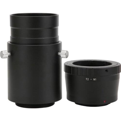 2 Inch Telescopic Extension Tube M42x0.75 Thread with SLR MILC Camera Mount Adapter for Astronomical Telescope Astrophotography