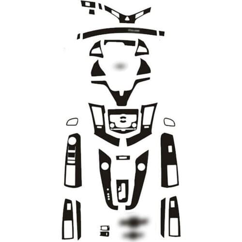 28pcs Car Interior Trim Carbon Fiber Cover For Chevrolet Cruze 2009-2015 Interior Trim Brand New Car Stickers Accessories