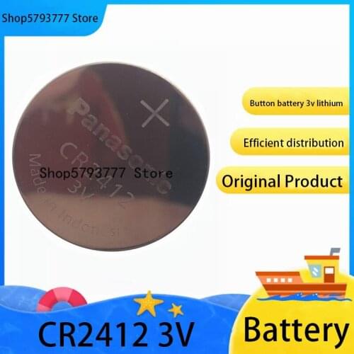 3PCS-10PCS Brand new original genuine CR2412 Panasonic button battery 3V