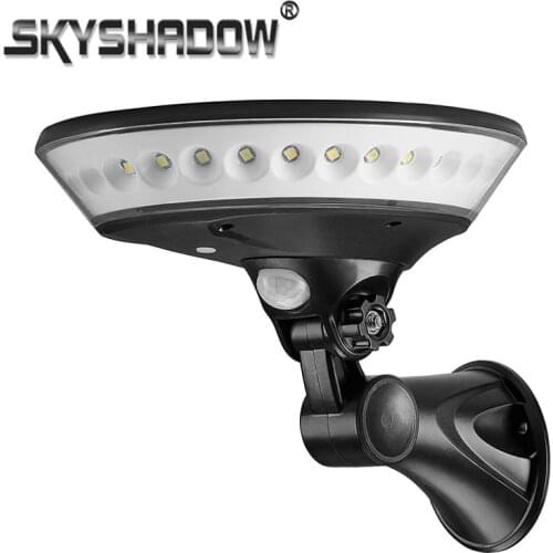 360° illumination LED Solar Night Light With Motion Sensor Dimmable Street LED Flood Light IP65 Outdoor Wall Lamps Garden Decor