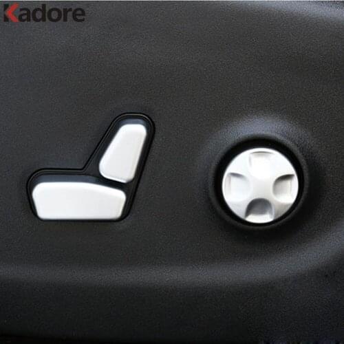 Car Interior Accessories For Jeep Compass 2017 2018 2019 2020 ABS Matte Seat Adjust Button Cover Trim Decoration Frame Stickers