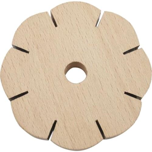 Wooden Round Braiding Disk Plate Kumihimo Disk for Jewelry Making