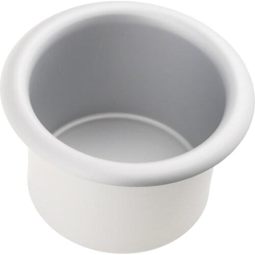 Aluminum Alloy Car Interior Cup Drink Bottle Holder Storage Can Base Matte Height: 64mm/2.52