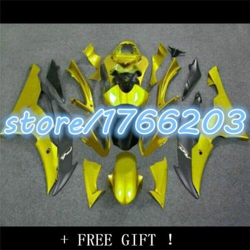 Yellow black Fairing kit for YZFR6 08 09 10 11 12 13 14 YZF R6 2008 2014 YZF600 Fairings Set BBF