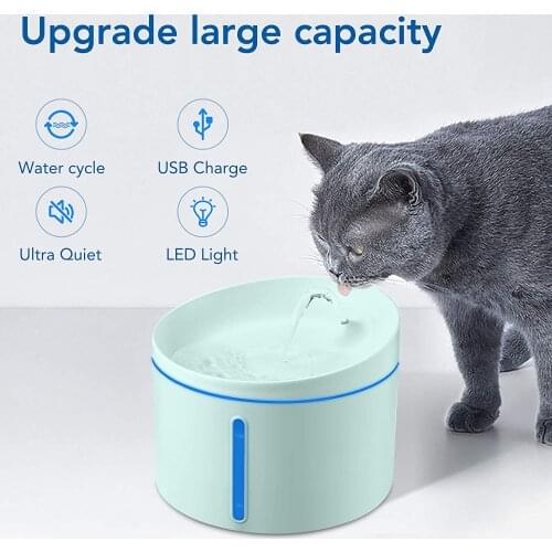1L/3.2L Cat Water Dispenser Automatic Circulating Water Fountain Filter Dog Healthy and Hygienic Drinking Bowl for Pets Supplies