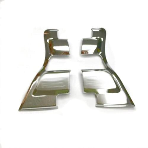 For Toyota Land Cruiser Prado 150 2014-2016 Accessories Taillight Cover Abs Chrome Tail Lamp Tail Light Box car Styling Sticker