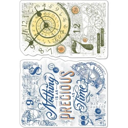 Background precious Clear Stamp for Scrapbooking Transparent Silicone Rubber DIY Photo Album Decor 0749