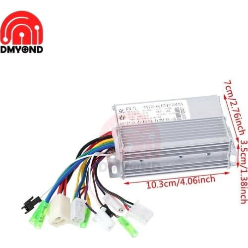 Greentime 36v/48v 350w Motor Controller Electric Bike Tricycle Controller Scooter Brushless DC Motor Controller Aluminum Case