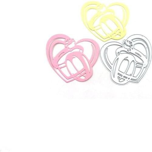 Julyarts Heart Ring Tools Dies Scrapbooking Nouveau Arrivage 2021 For DIY Card Crafts Handmade