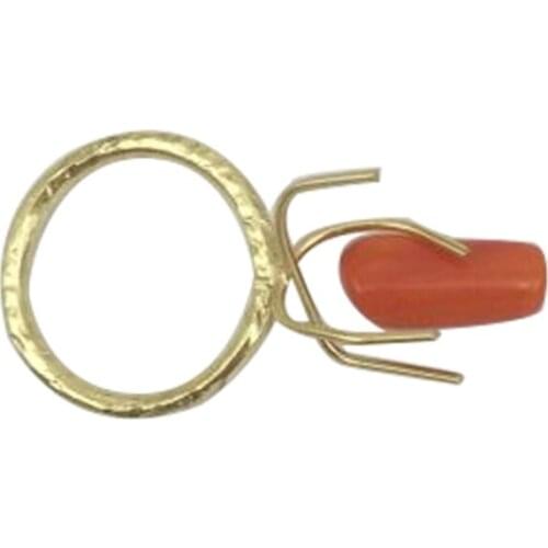 Beadsnice rings jewelry women gold ring 4 claws gemstone high quality ID:39090