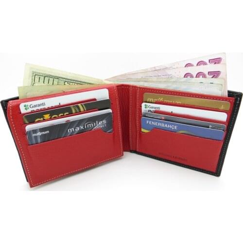 Genuine Leather Wallet | İsme Special Wallet | 12,5x10 Horizontal | TM 1330-1 Gift Wallet