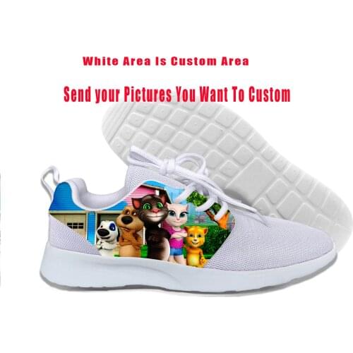 2019 Hot Cool Fashion New Summer Sneakers Handiness Casual Shoes 3D Printed Cartoon Cute Funny For Men Women Talking Tom Cat