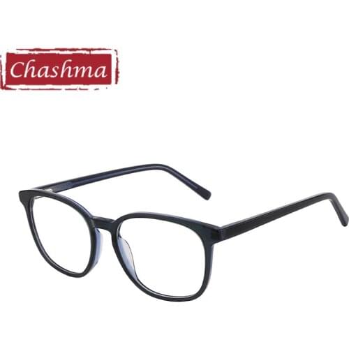 Fashion Acetate Material Men Eyewear Spring Hinge Student Prescription Glasses Frame Women Optical Spectacle