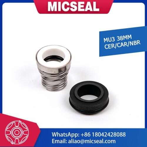 MU3 - 38MM Mechanical Seal - CER/CAR/NBR