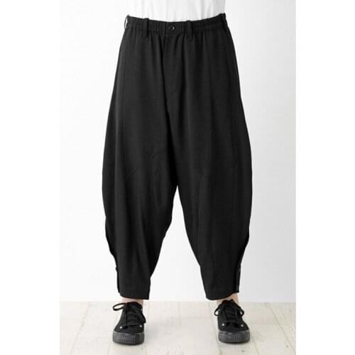 Mens New clothing GD Hair Stylist fashion street Wide Leg Pants casual pants plus size costumes