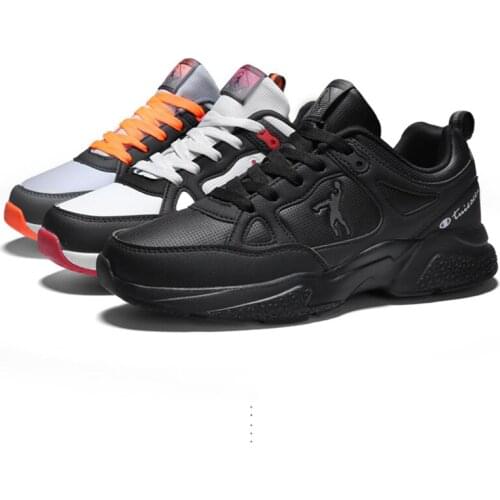 Joedon Golan high-quality leather rubber sole non-slip black casual sneakers mens sneakers