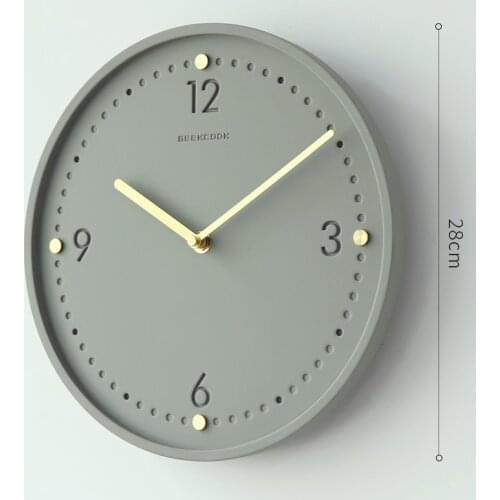 Simple Silent Wall Clock Modern Design Pendulum Bedroom Nordic Creative Wall Clock Quartz Montre Murale Home Decoration ZB50WC