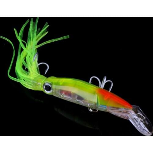 New 1pcs Fishing Octopus Skirt Squid Lure 14cm 40g Spinner Tools Allure Jig Octopus Trolling Saltwater Bait Fishing Wobblers