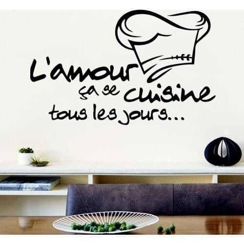 NEW Chef Kitchen Decoration Accessories Decorative Vinyl Decoration Accessories Murals